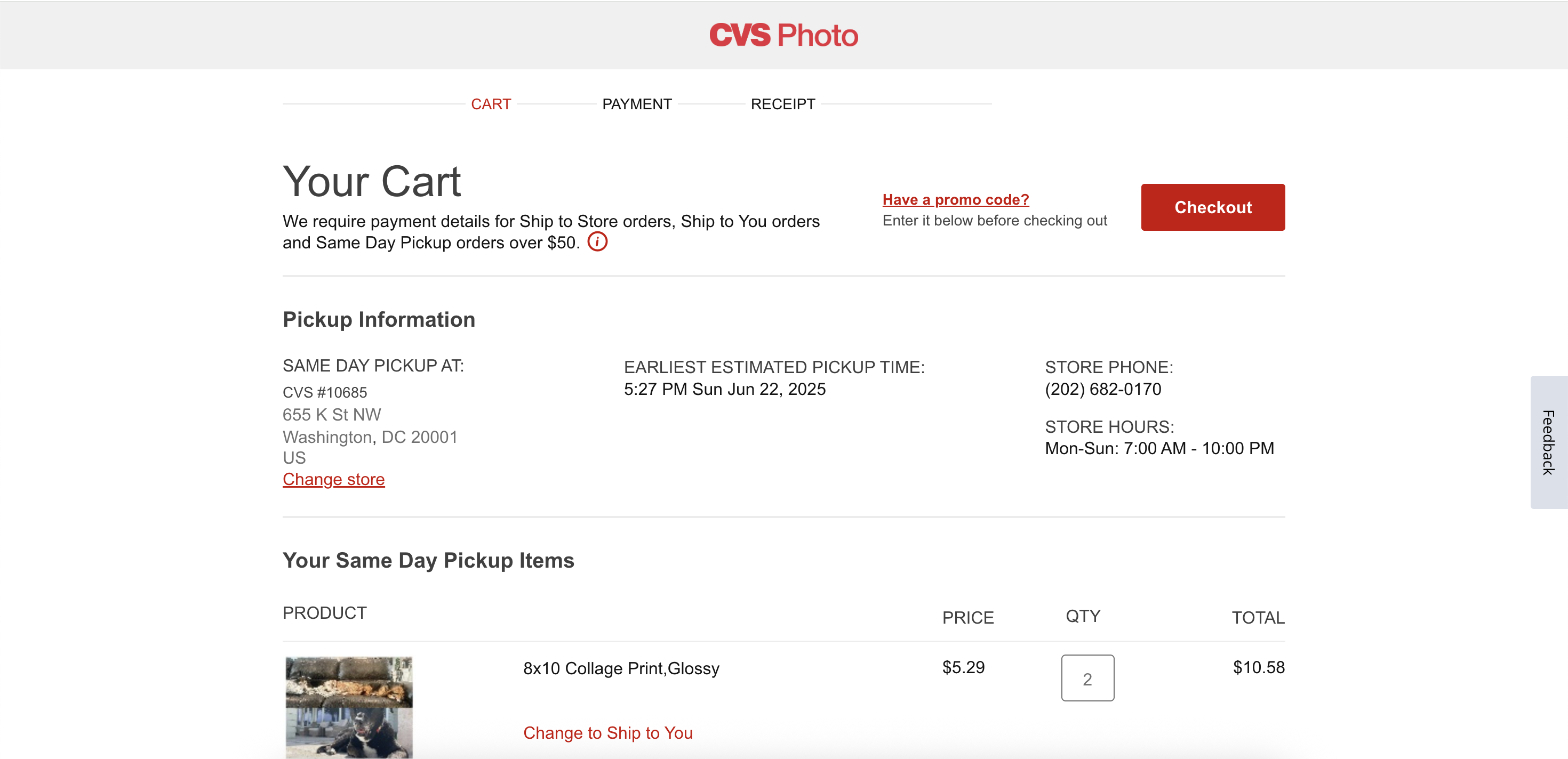 CVS screenshot