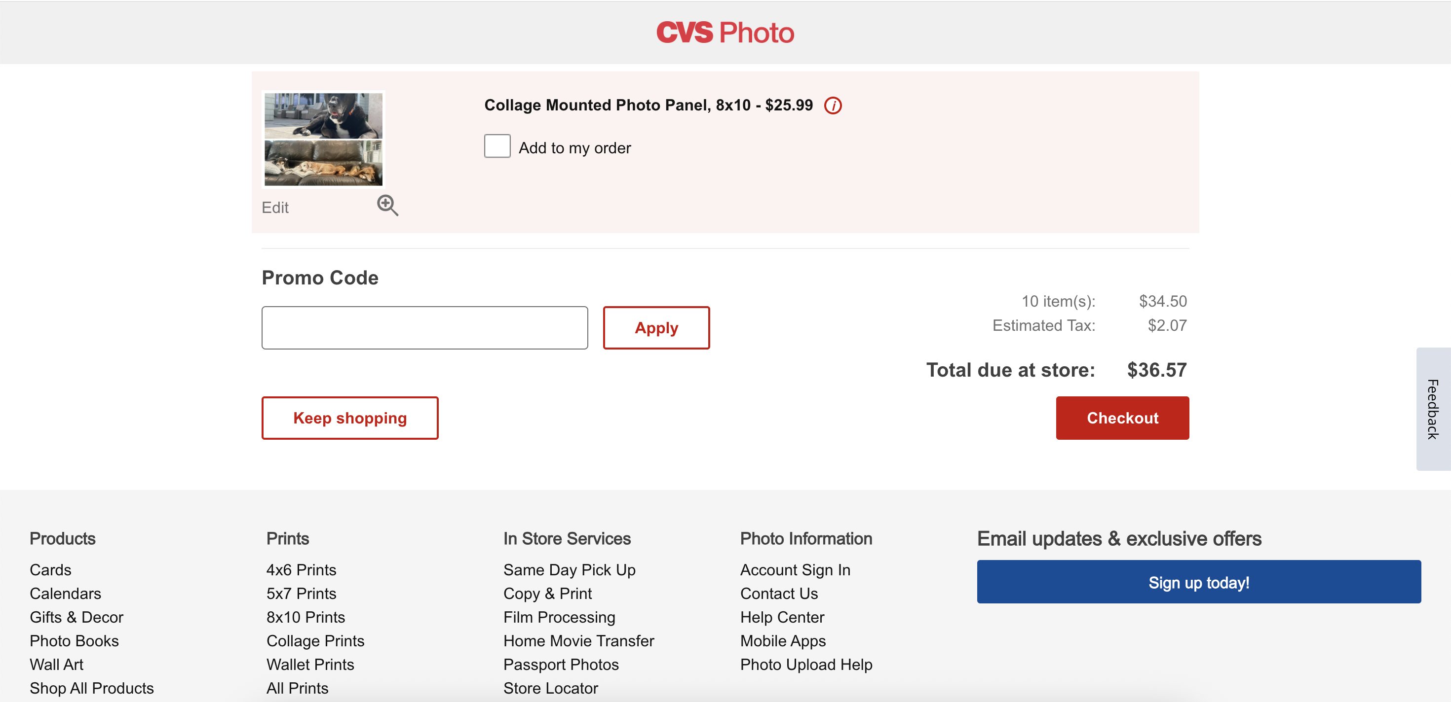 CVS screenshot