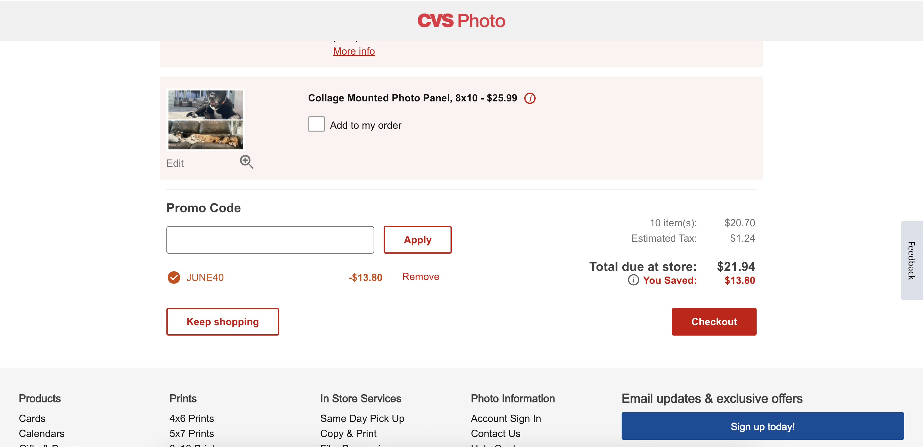 CVS screenshot